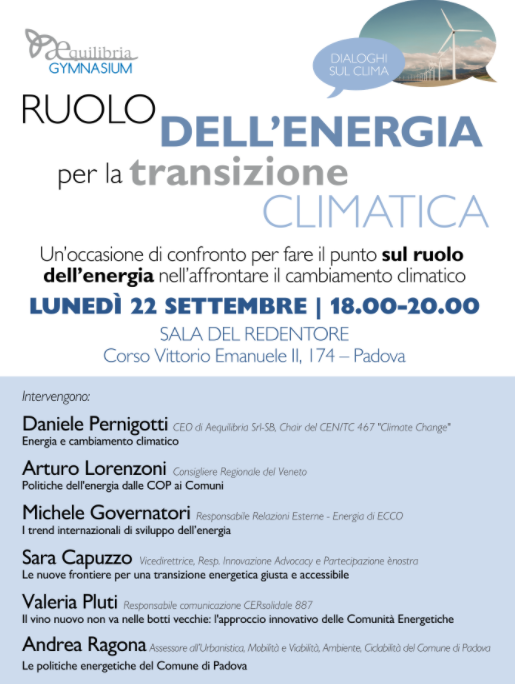 Ruolo dell'energia per la transizione climatica. Ruolo dell'energia nell'affrontare il cambiamento climatico