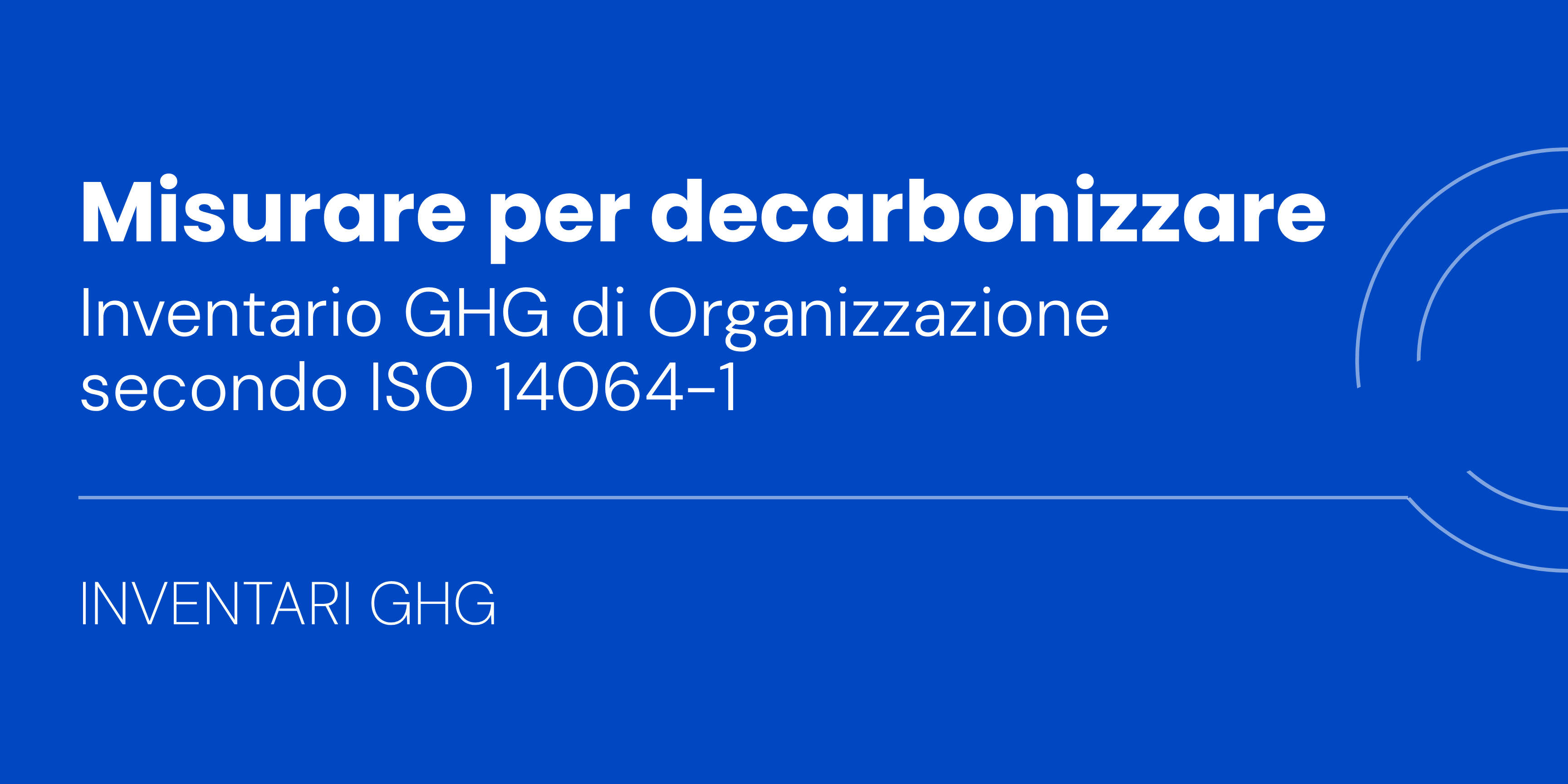 Corso Inventari GHG - 29 ottobre 2026